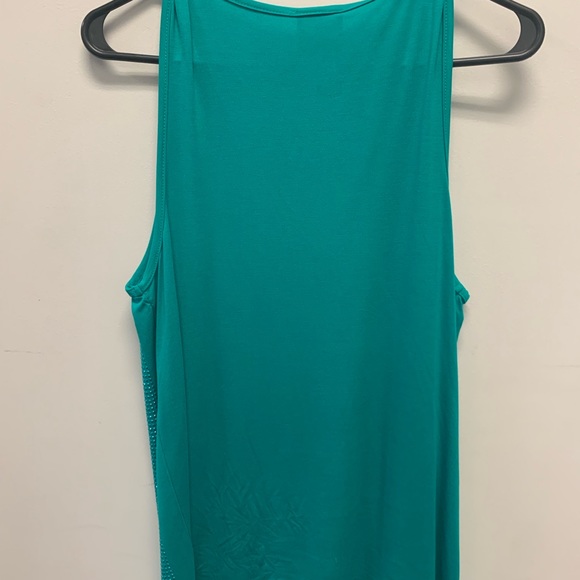 Jade Rhinestone Tank Top - Picture 3 of 4